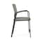 Lesro Newport Hip Chair Metal Frame, Charcoal, OH Eucalyptus Upholstery NP1161 - alternate 2